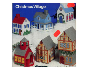 Free Printable Miniature Putz or Glitter Christmas Houses