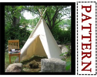Amazon.com: Butterick Patterns B4251 Teepee and Mat, One