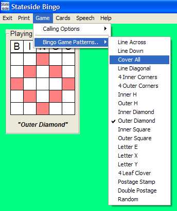 Bingo Cards Game Patterns - Gambling Advice & Resources