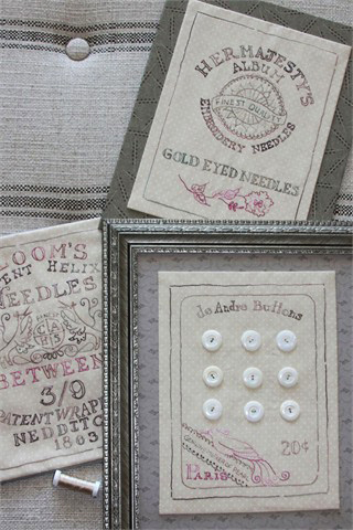19 Designs for Crayon Coloring Embroidery