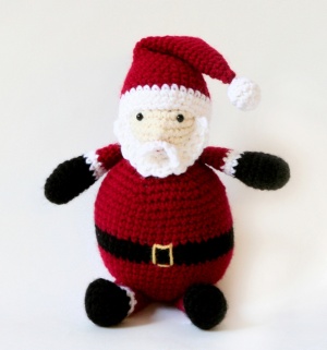 Santa Claus Tea Cosy knitting pattern - Santas Post Bag