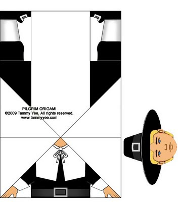 PILGRIM BOY HAT PATTERN - TeachersPayTeachers.com