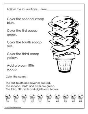 Math Worksheets - Patterns page 1 | abcteach