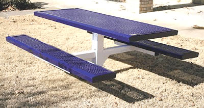 Sleek Picnic Table with Detached Benches - Instructables.com