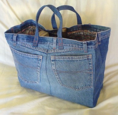 Quilted Reversible Rag Bag Tote - PursePatterns.com