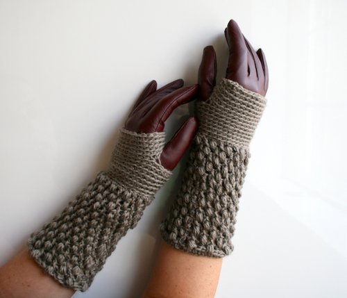 Crochet patterns fingerless gloves