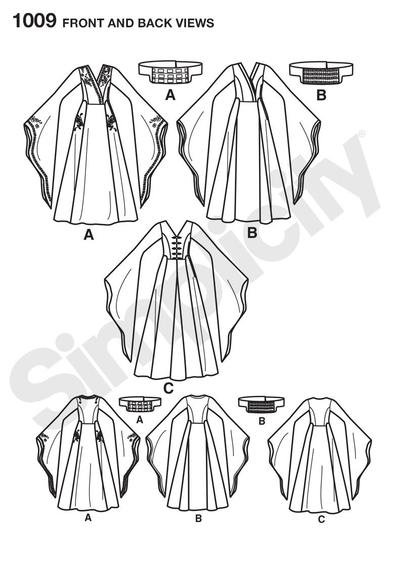 Renaissance costumes patterns