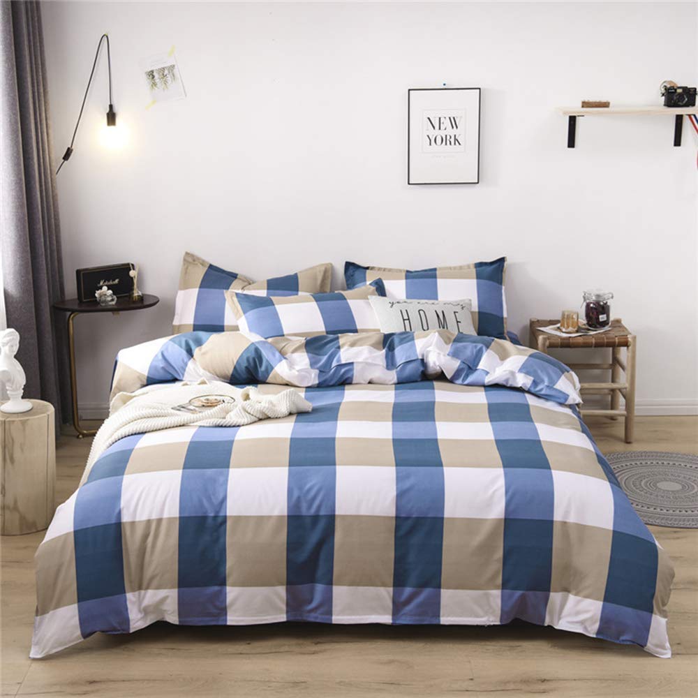 Blue patterns square