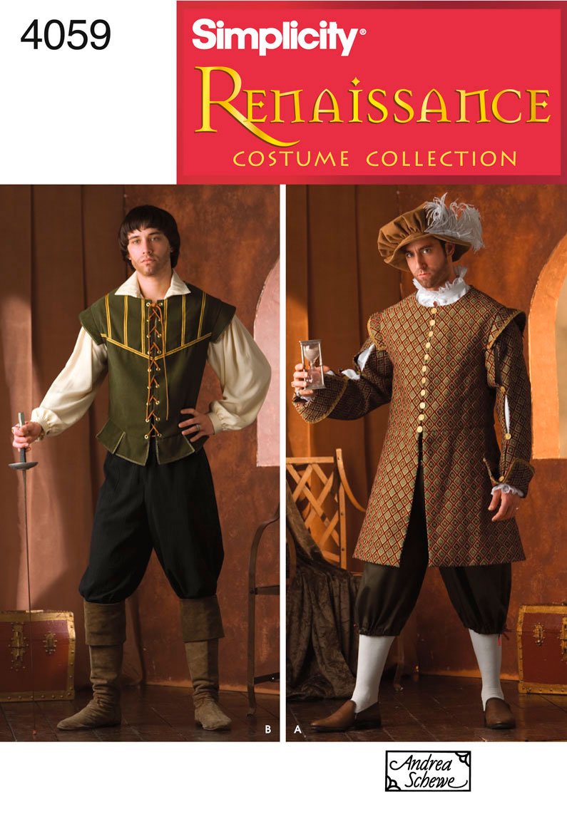 Renaissance costumes patterns