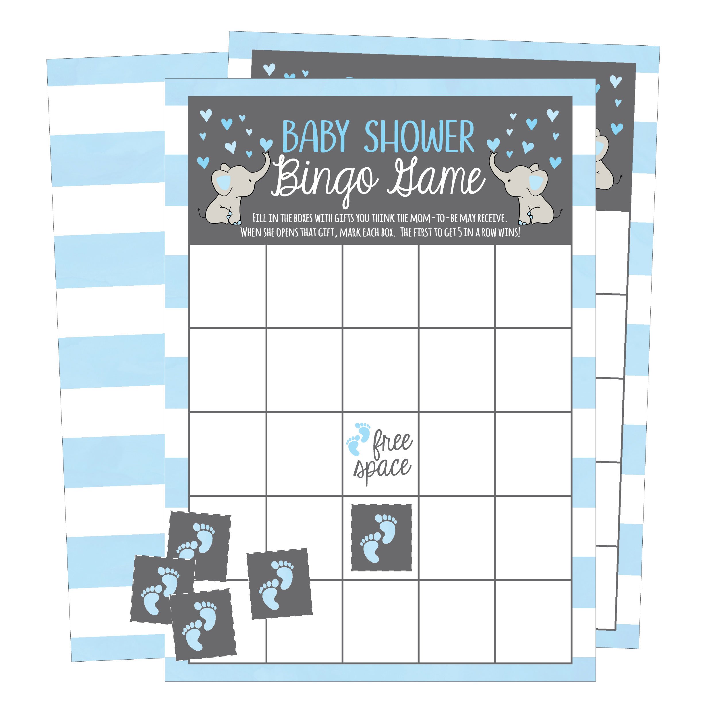 Different bingo game patterns