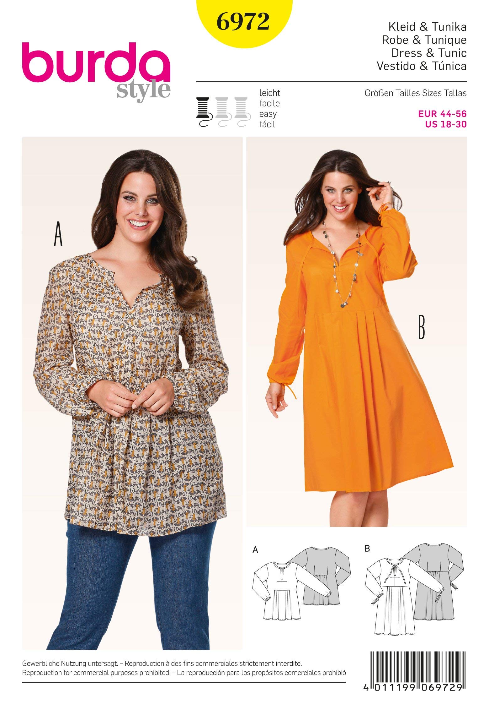 Burda patterns dress