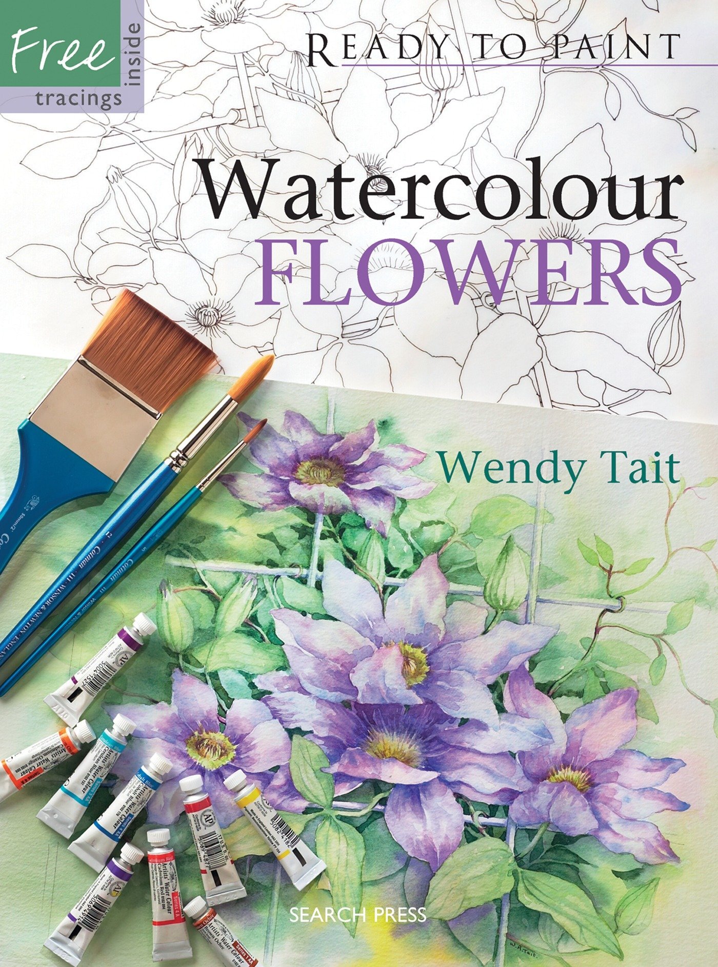 Watercolor patterns splash