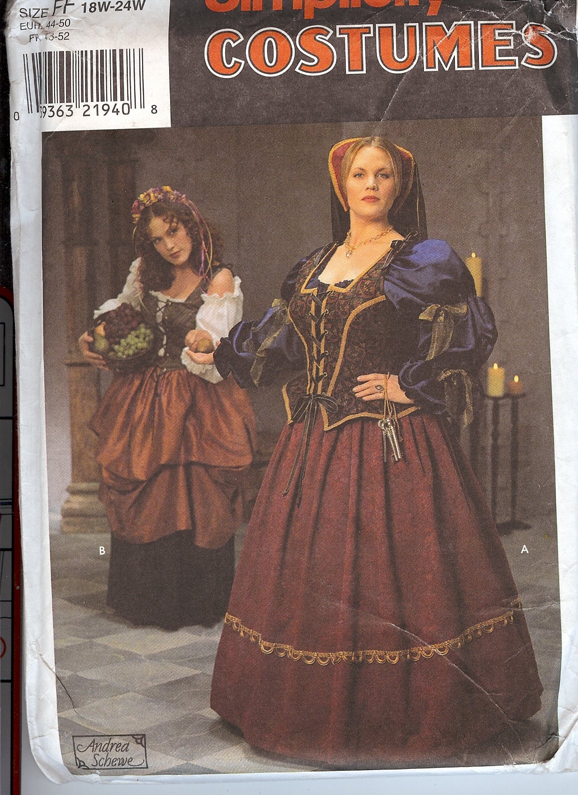Renaissance costumes patterns
