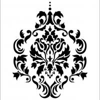 Allover Wall Stencils | Stencil Damask for Easy DIY