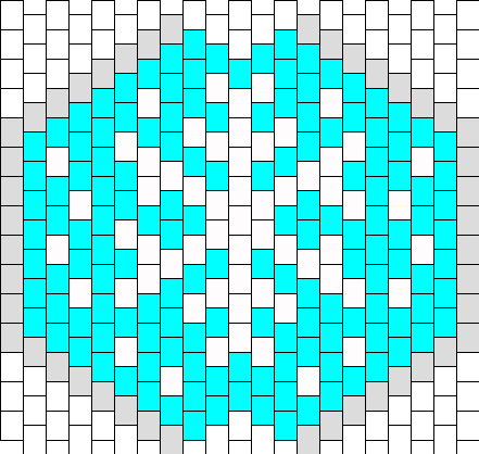 Free Bead Patterns and Ideas : Snowflake #34 Ornament pattern