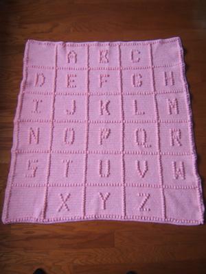chevron baby blanket with a straight edge - eat, knit & diy