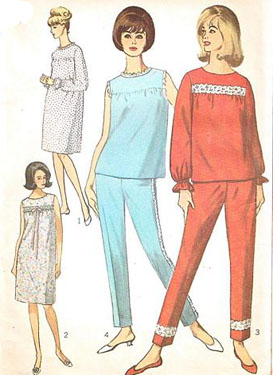 Womens Pajama Pants Pajama Sewing Pattern 3696 Simplicity