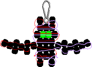 Ù­ Free PatternsCross Stitch Beading Loom Bricks Peyote