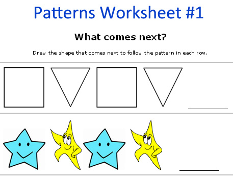 Shape Repeating Patterns 02 - Seomra Ranga