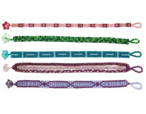 Bead Loom Bracelet Patterns -"m&m bracelets" - YouTube