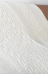 Baby's Diagonal Aran Afghans (Leisure Arts - 36005732)