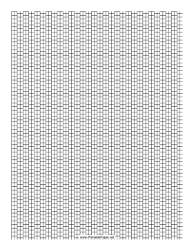 Printable Seed Bead Peyote Pattern