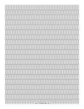 Beadwork Layout Paper - Printable Paper
