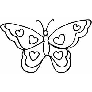 Free crafts for kids - paper butterflies for Spring