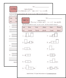 Ocean Animals Worksheet - Spelling Practice
