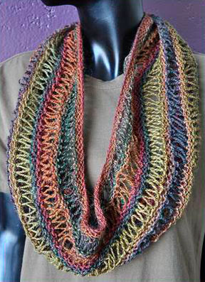 Knitting Pattern For Scarf Knit With Odd Balls Of Yarn