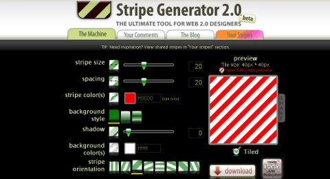 Random Stripe Generator - Biscuits and Jam